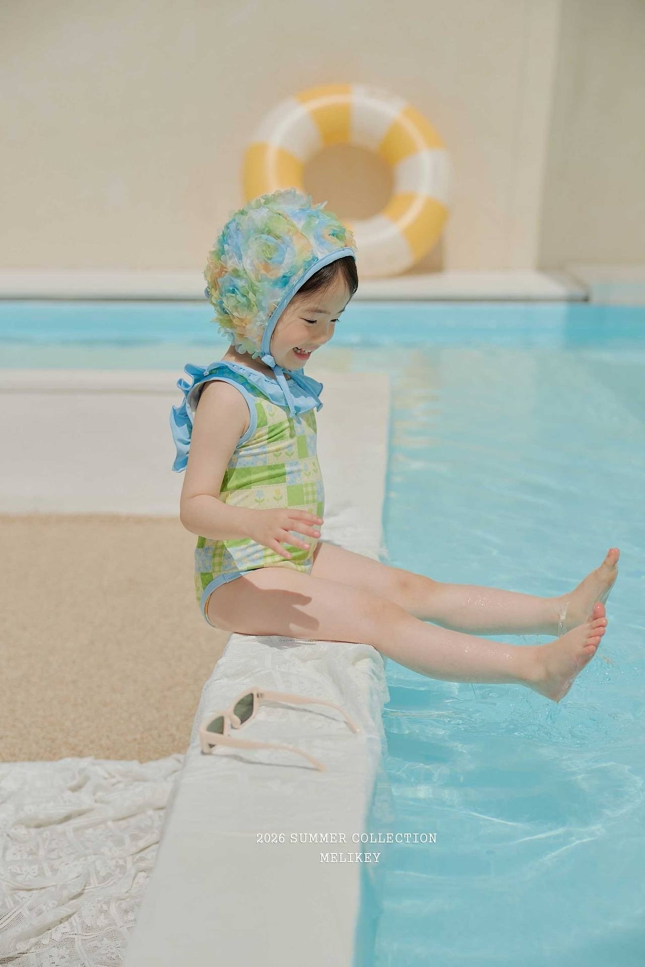 Melikey Garden Frill Swimsuit