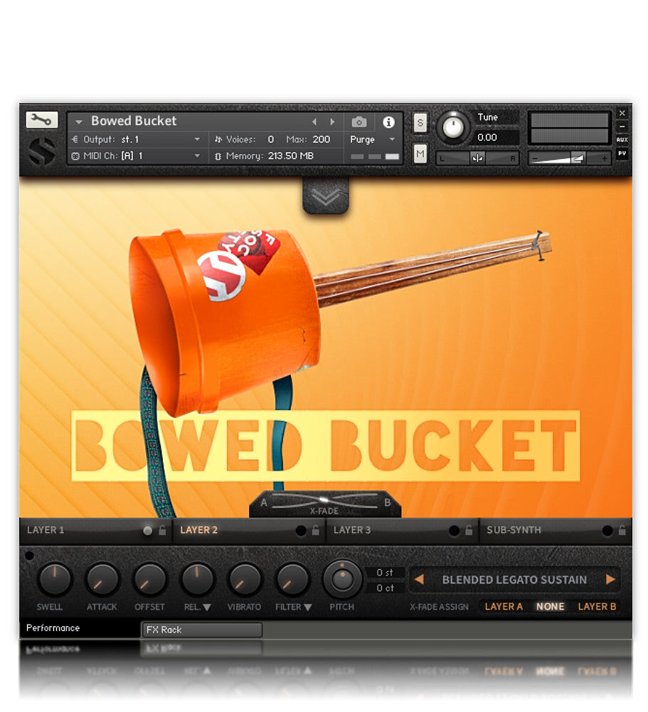 SOUNDIRON Bowed Bucket｜虛擬樂器音色庫