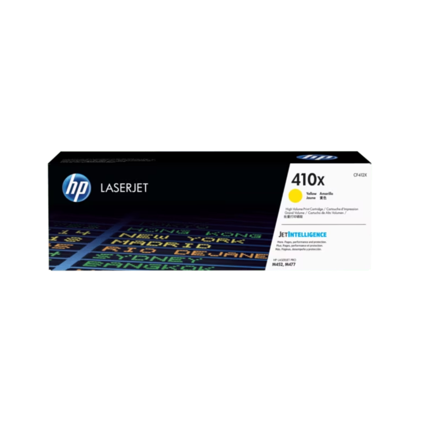 HP 410X 高打印量黃色原廠 LaserJet 碳粉盒 (CF412X)
