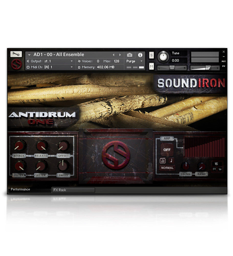 SOUNDIRON Antidrum 1｜拾得打擊樂音源