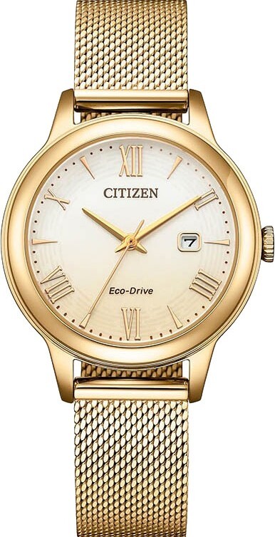 萬年鐘錶 - Citizen 星辰錶  XC    玫瑰金光動能女錶EW2623-70P  錶徑31MM