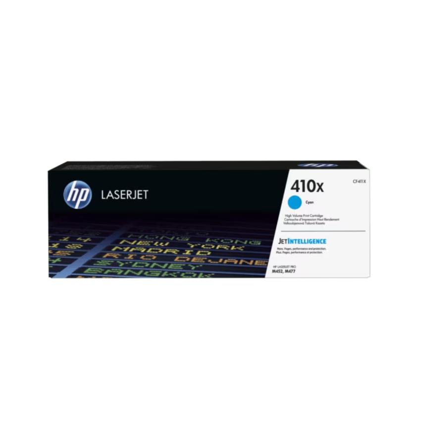 HP 410X 高打印量靛藍原廠 LaserJet 碳粉盒 (CF411X)