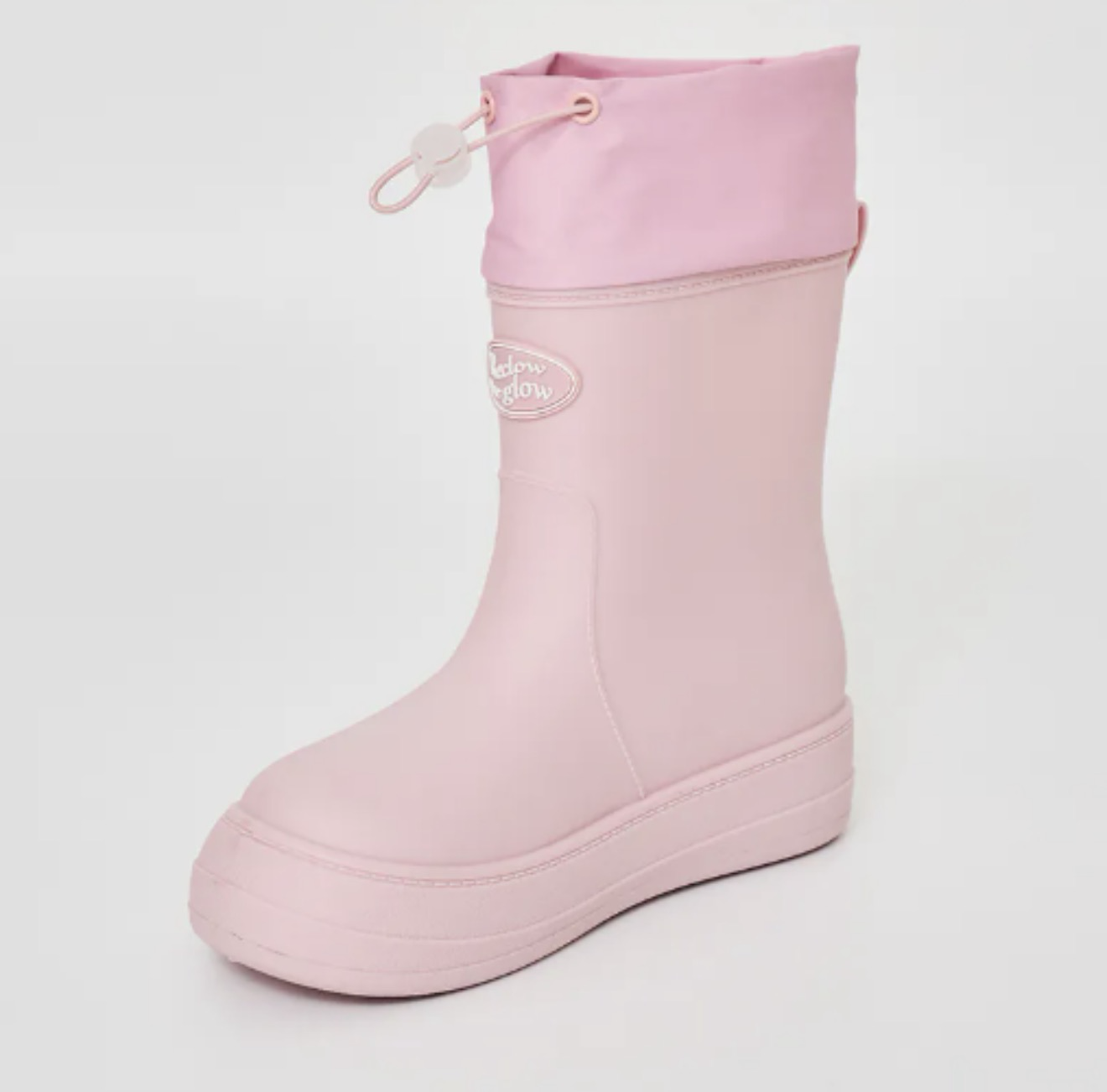 SZ17 韓國RECLOW RE-RAIN SHIRRING BOOTS -PINK