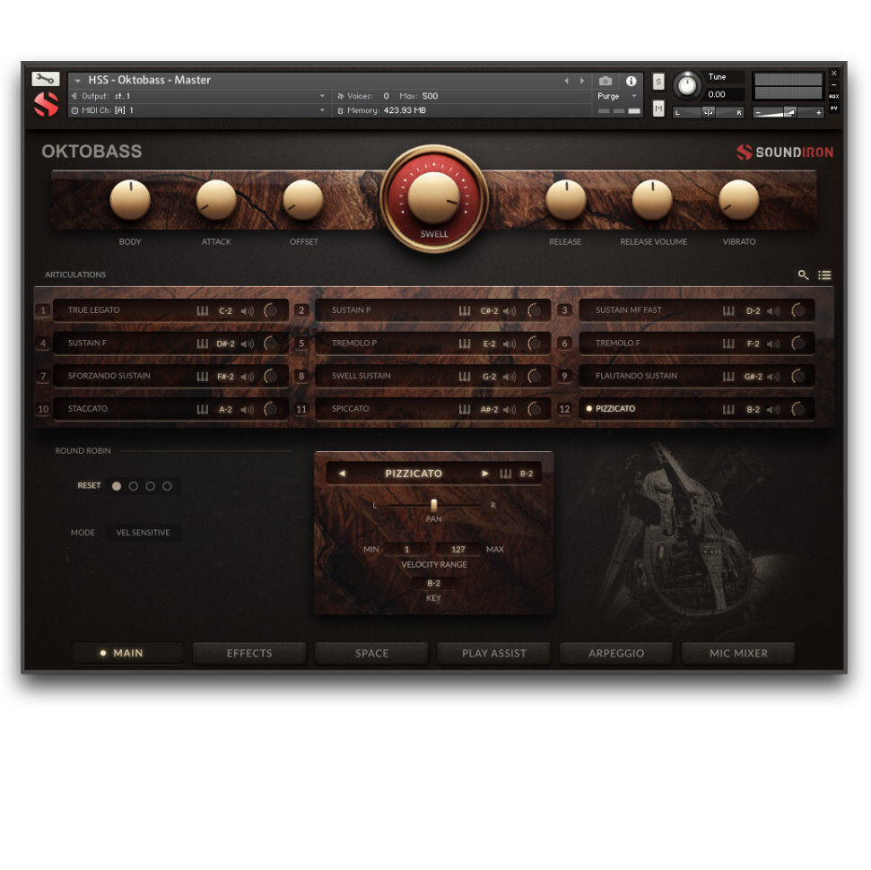 SOUNDIRON Hyperion Strings Oktobass｜弦樂取樣音色庫