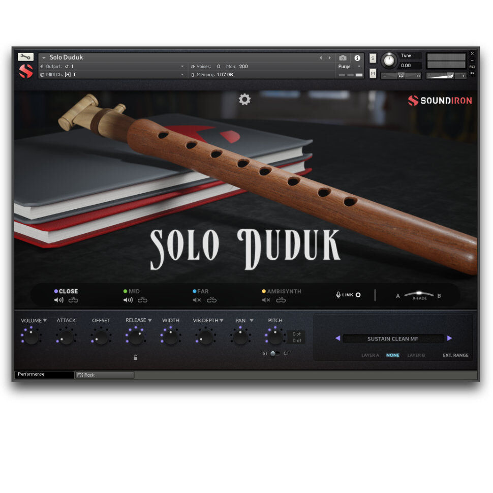 SOUNDIRON Solo Duduk｜杜讀管音源