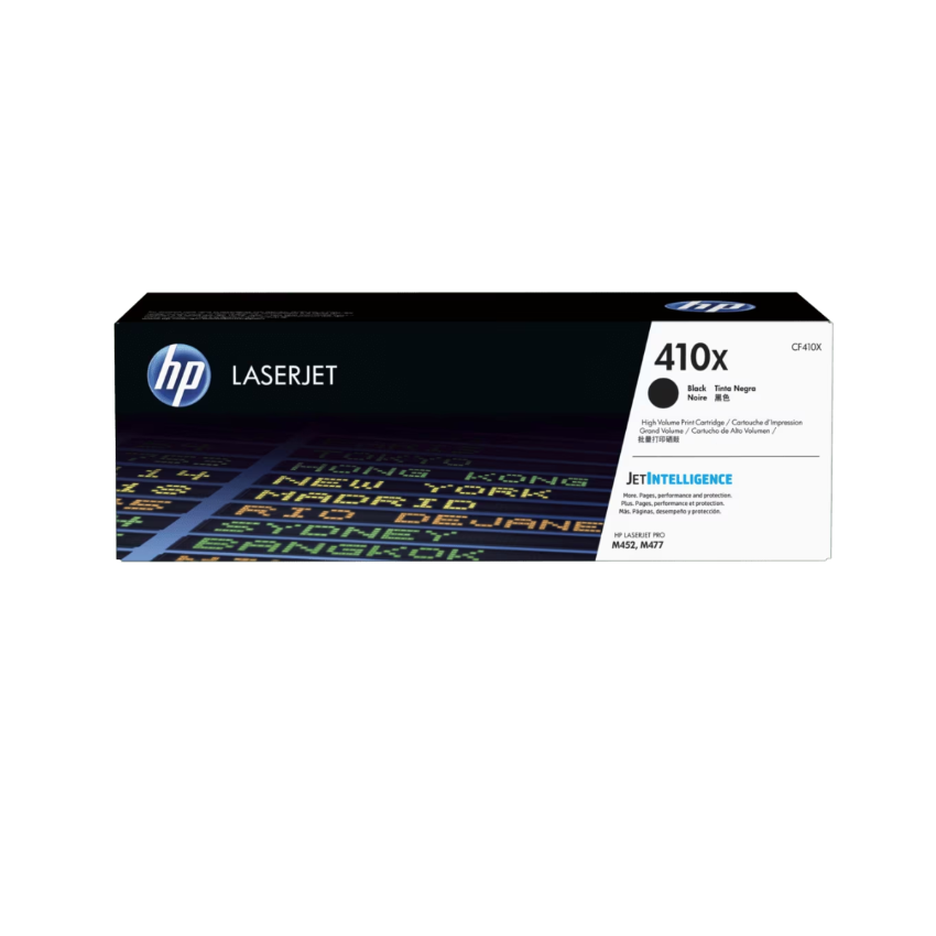 HP 410X 高打印量黑色原廠 LaserJet 碳粉盒 (CF410X)