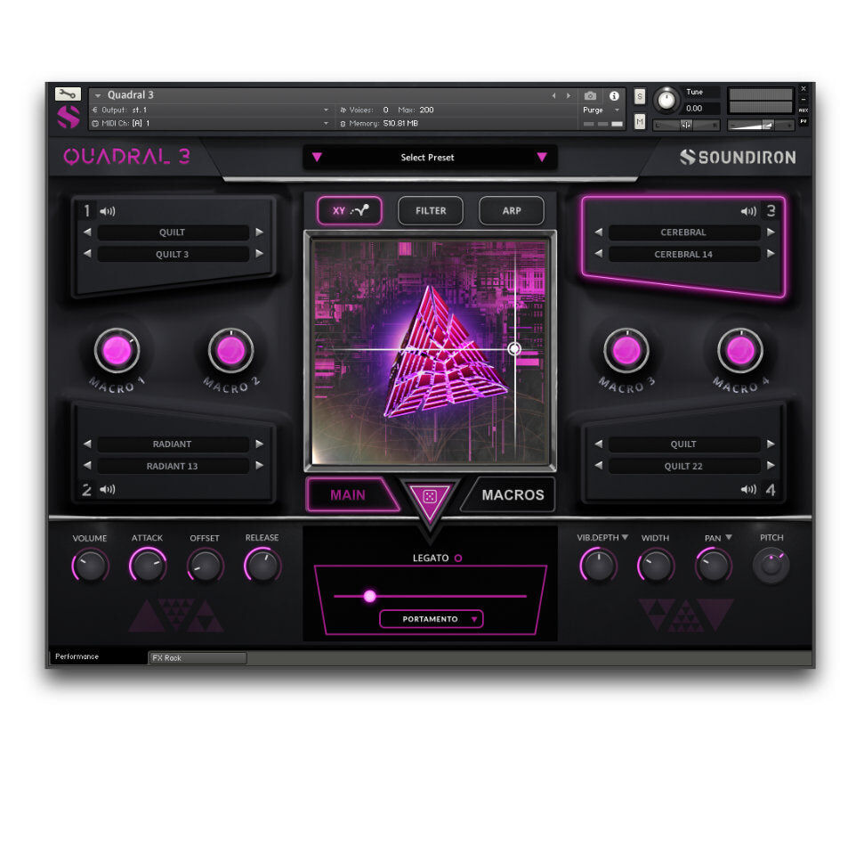 SOUNDIRON Quadral 3｜虛擬樂器