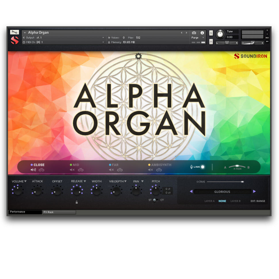 SOUNDIRON Alpha Organ｜虛擬風琴音源