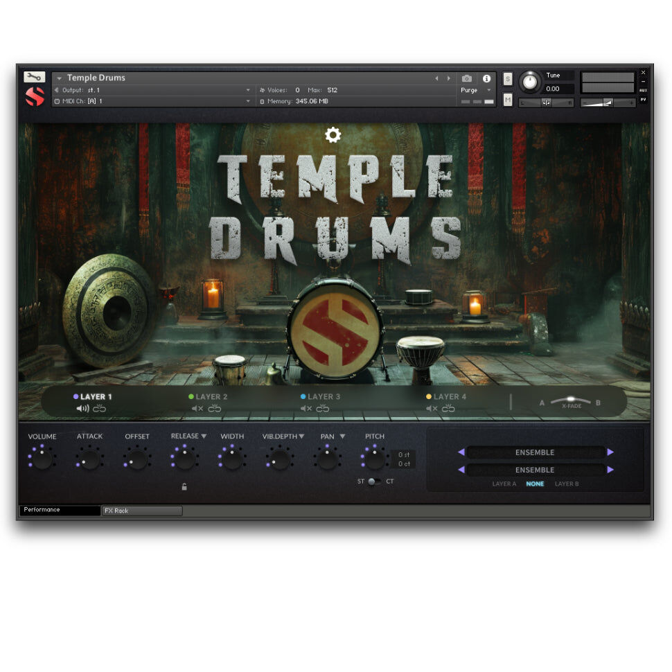 SOUNDIRON Temple Drums