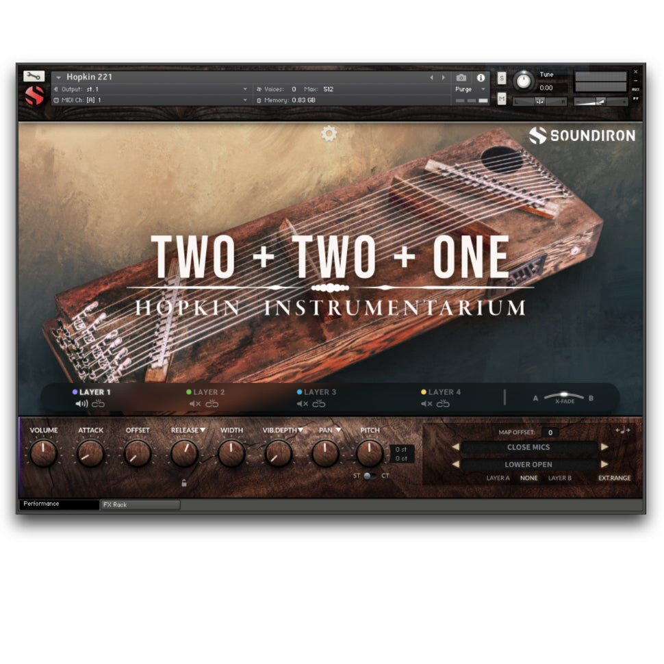 SOUNDIRON Hopkin Instrumentarium: 2+2+1