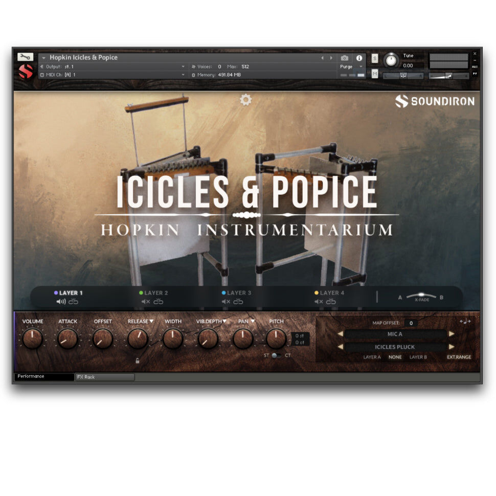 SOUNDIRON Hopkin Instrumentarium: Icicles & Pop Ice