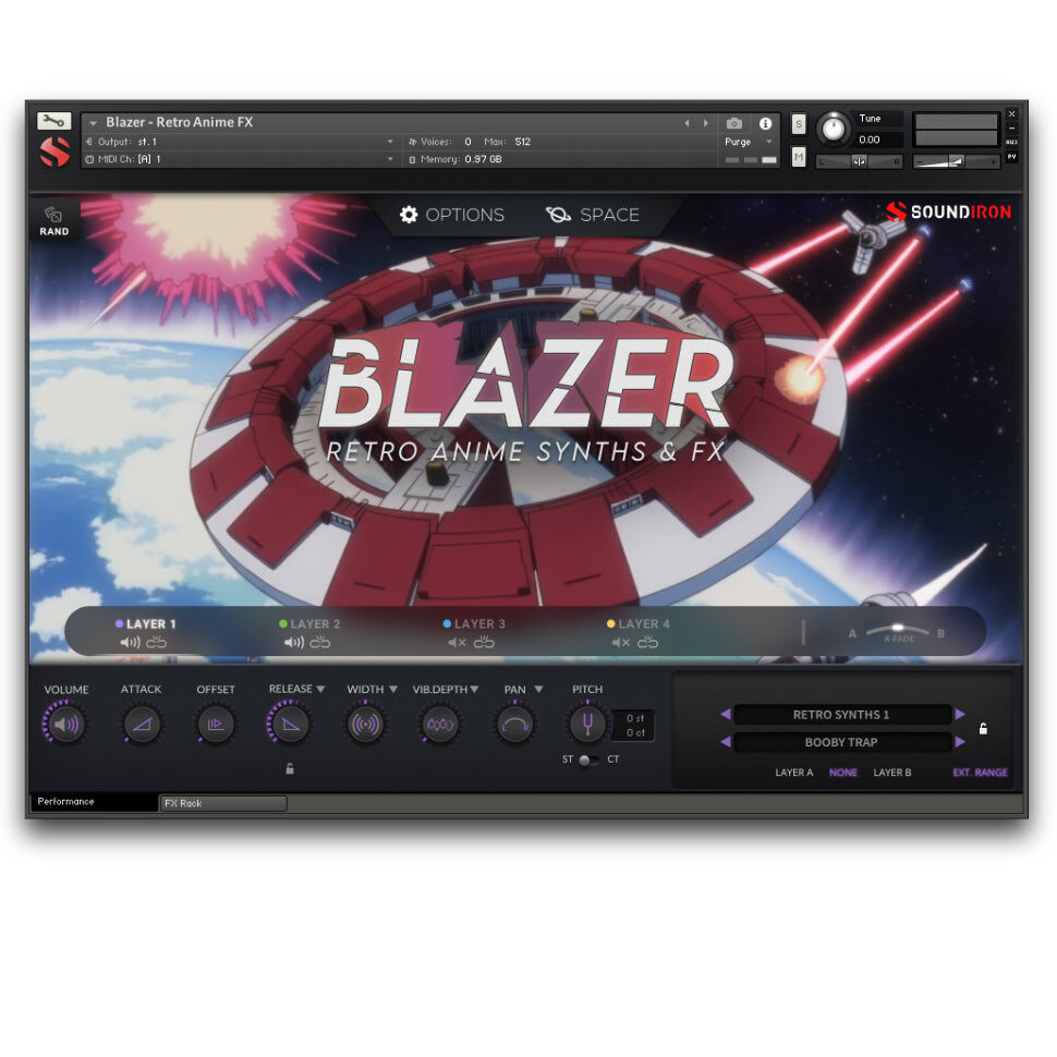 SOUNDIRON Blazer - Retro Anime FX