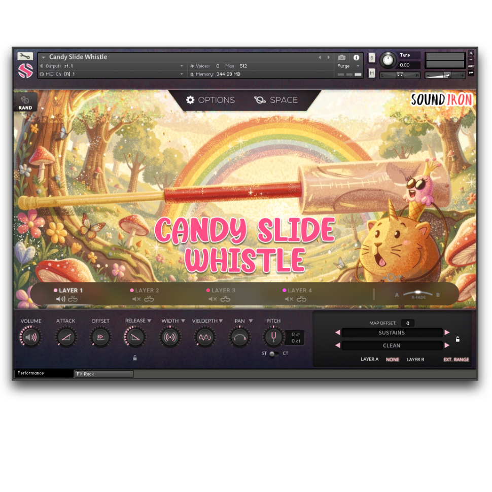 SOUNDIRON Candy Slide Whistle Pop