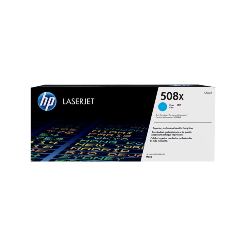 HP 508X 高打印量靛藍原廠 LaserJet 碳粉盒 (CF361X)