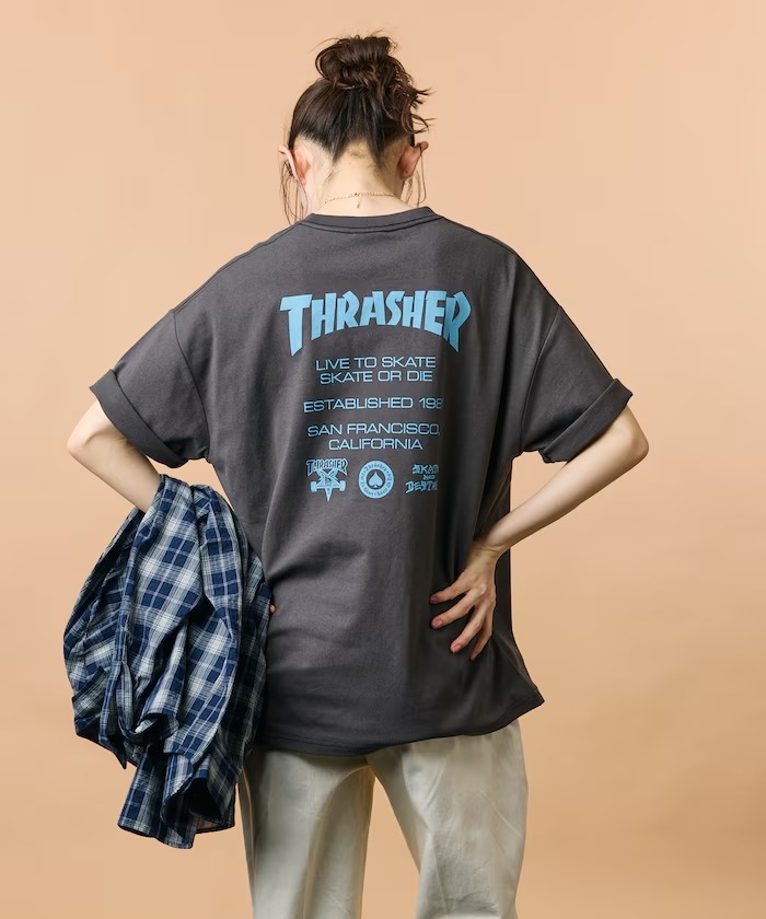 日本 THRASHER x Freak's Store 別注 Back Print T-Shirt