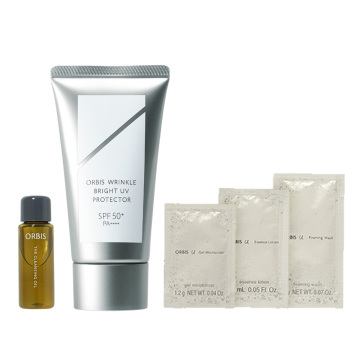 [限定] ORBIS Wrinkle Bright UV Protector Set 抗皺提亮紫外線防護霜套裝