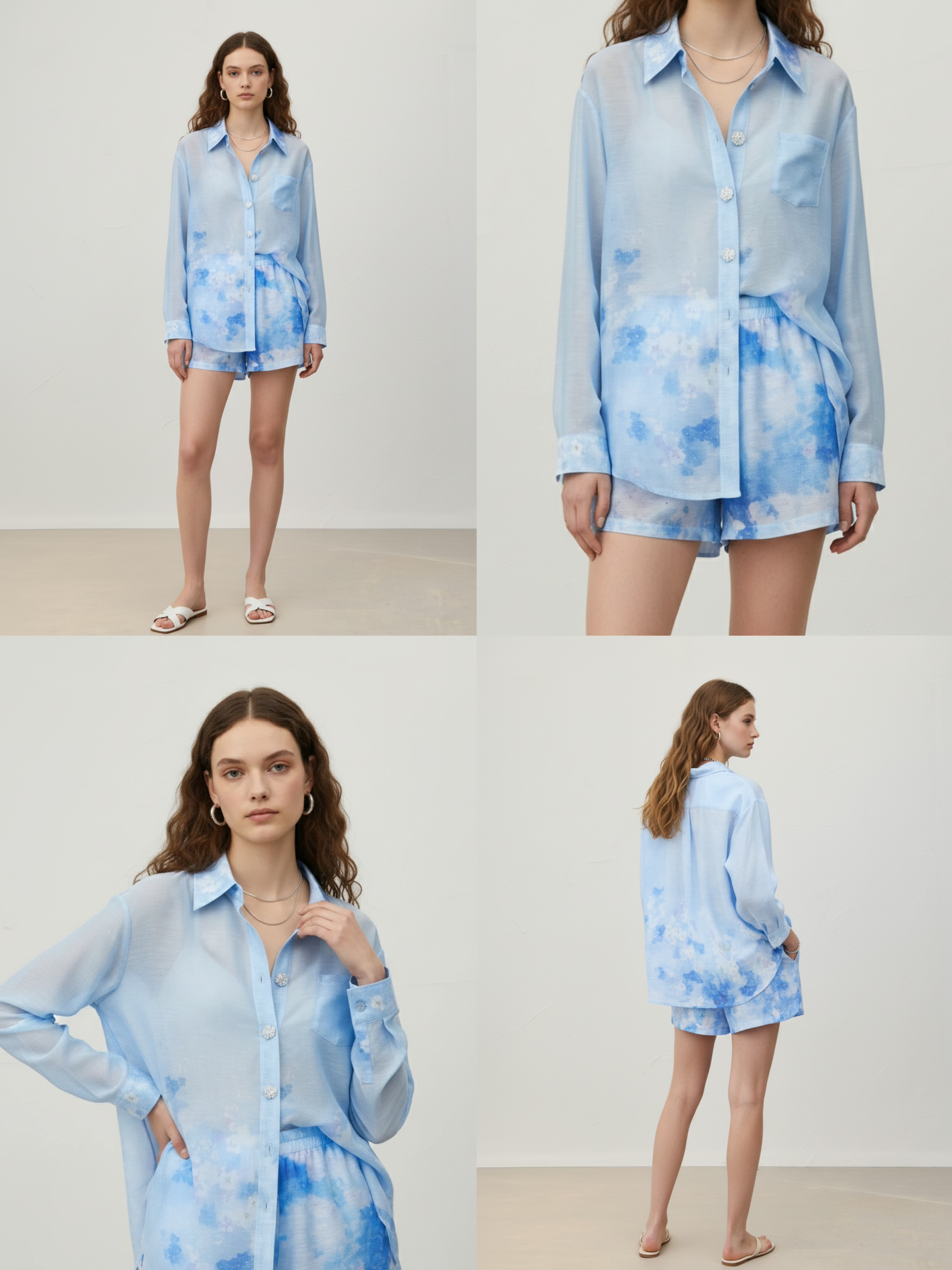 1GI0521-055 [GIOVANNI] Commie Chemises Bleu (EU)