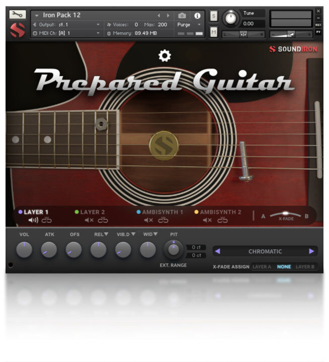 SOUNDIRON Iron Pack 12 - Prepared Guitar