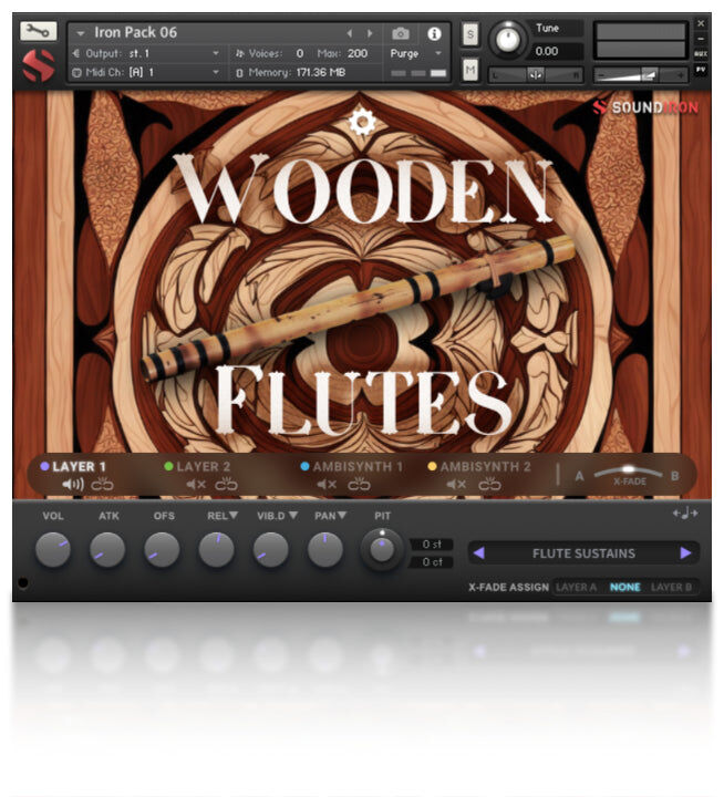 SOUNDIRON Iron Pack 6 - Wooden Flutes