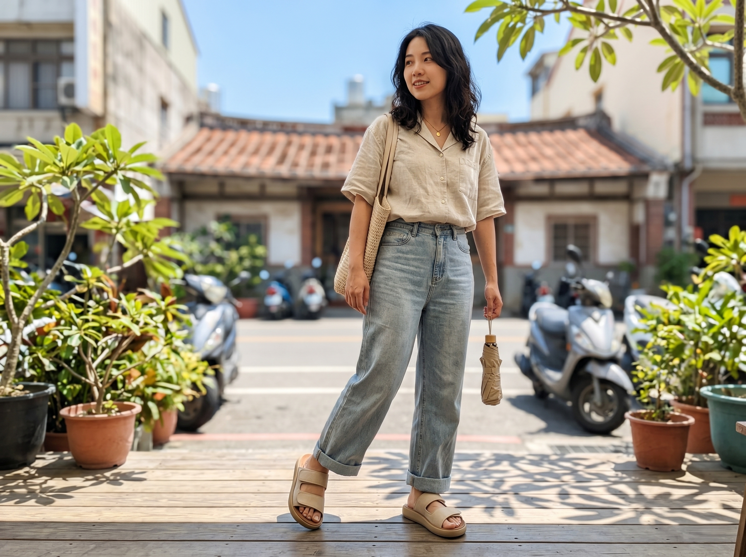 2026真皮拖鞋推薦首選!Sanly Joy 記憶沙發勃肯鞋,全真皮材質搭配極致柔軟鞋墊,一套就出門,輕鬆穿出毫不費力的夏日高級慵懶感。