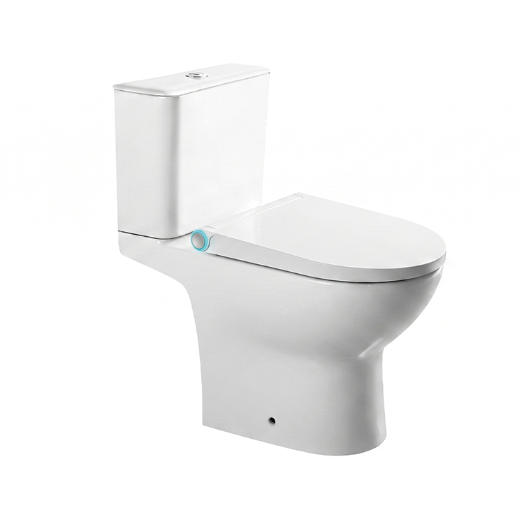 Vizio Vortex Flush Close Coupled WC with Lite Smart Toilet Seat (VZ500401WT+VZ500309WT)