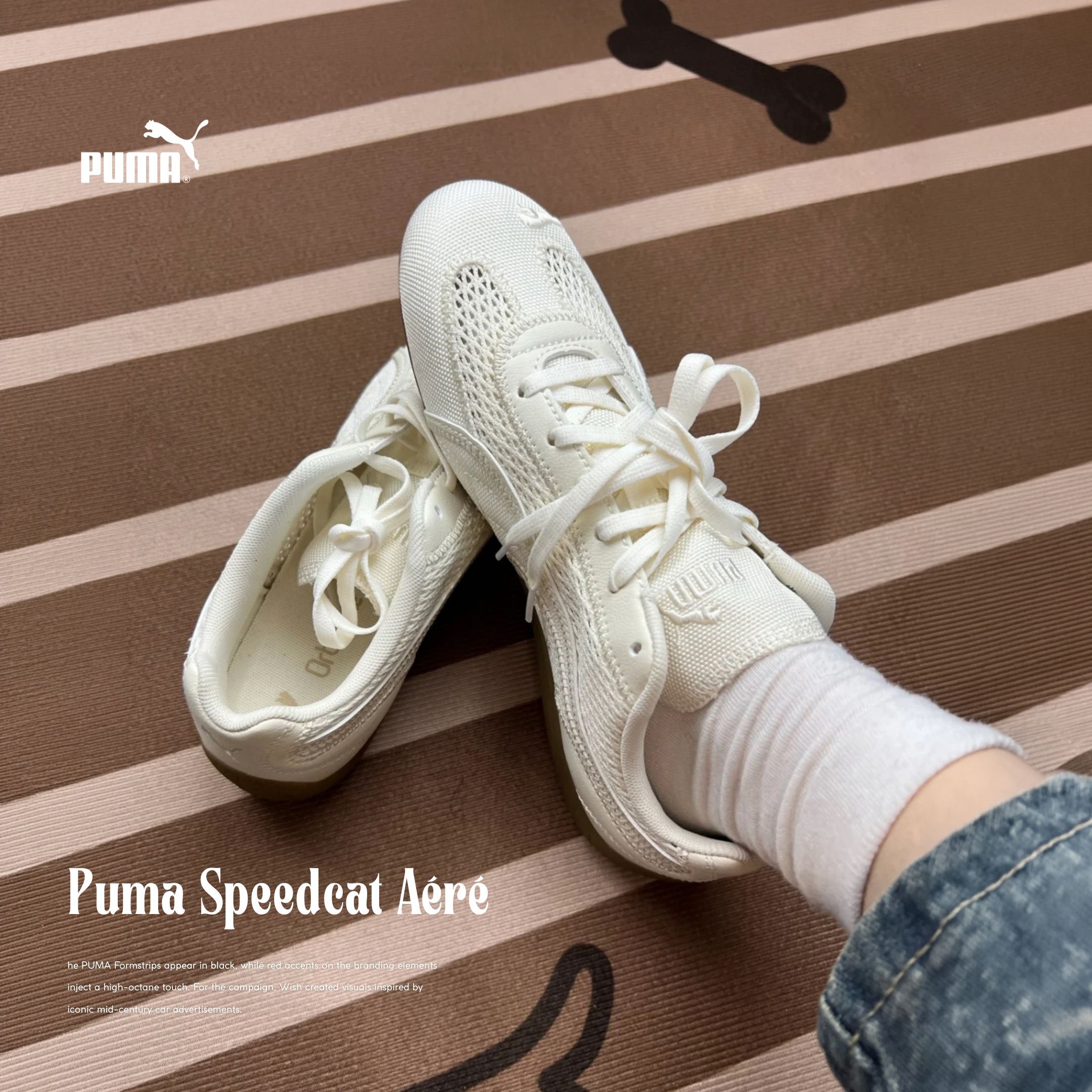 NICEDAY 代購 PUMA speedcat Aere 全白 德訓鞋 百搭 情侶鞋 外縫線設計 賽車鞋 408858-01