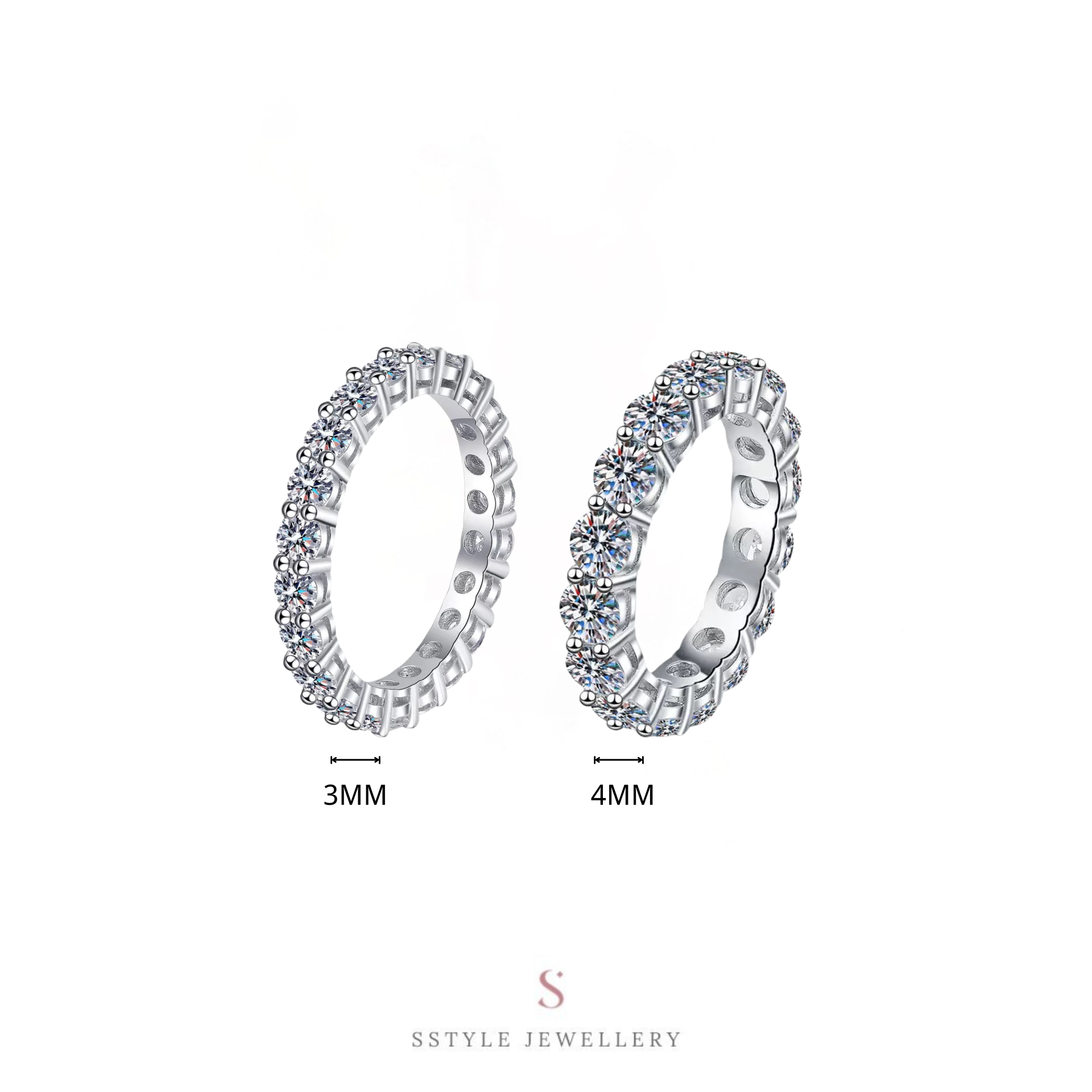Valentina moissnaite ring