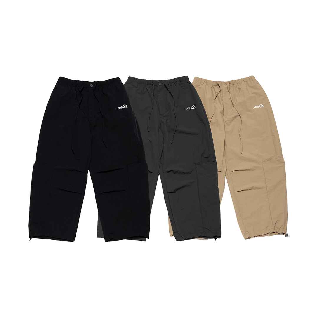 JUDGE®️NYLON EASY WIDE PANTS