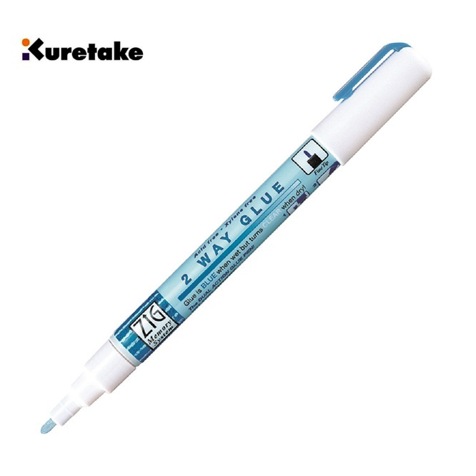 日本Kuretake吳竹．ZIG 乾濕兩用膠水筆