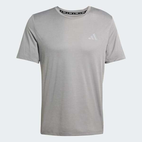 Adidas 愛迪達 Run Ess Tee M KB5961 男 T恤 運動上衣 休閒短袖 灰 亞版 吸濕排汗