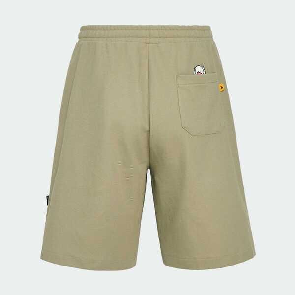 Adidas Gfx Kn Shorts KR5085 男 短褲 運動短褲 休閒短褲 卡其棕 亞版 狗狗印花