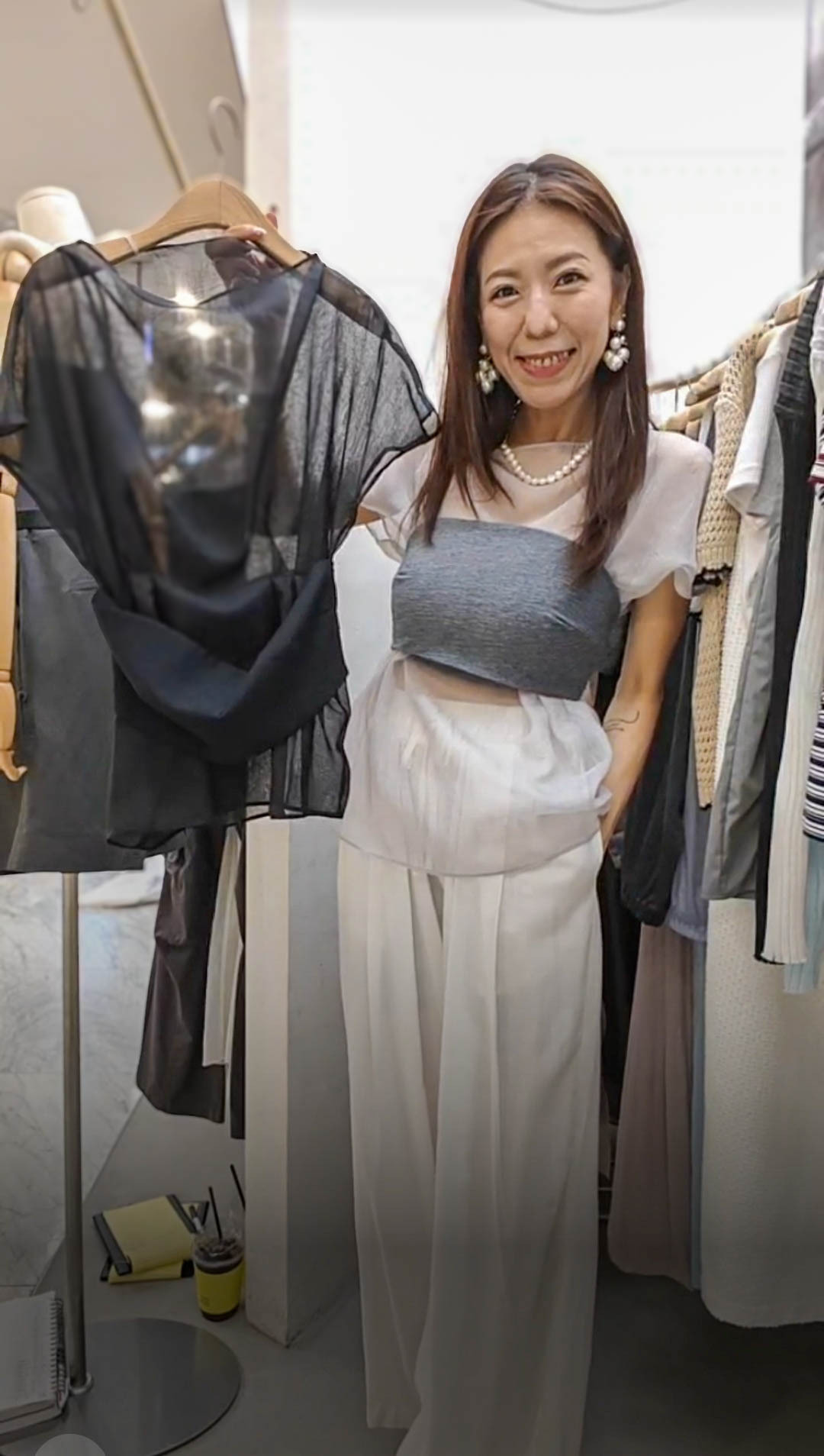 🎈K3125  ▶️包胸雪紡上衣 Free size👉B:70-90cm L:63cm