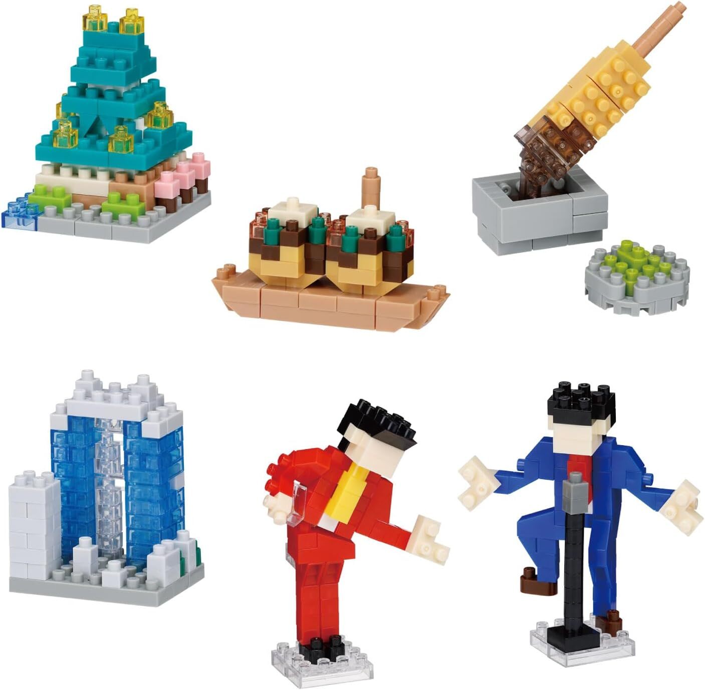 Nanoblock 迷你積木 NBMC_78s mininano 大阪系列(@6/盒)