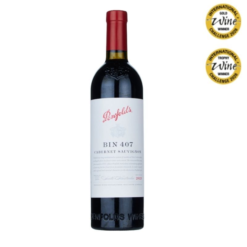 Penfolds Bin 407 Cabernet Sauvignon 奔富 Bin 407 紅酒 2023 Cork 750ml[9310297052004_2023]