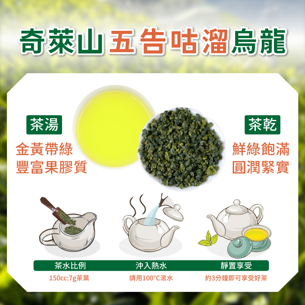 Qilai Mountain very chewing sensation oolong tea