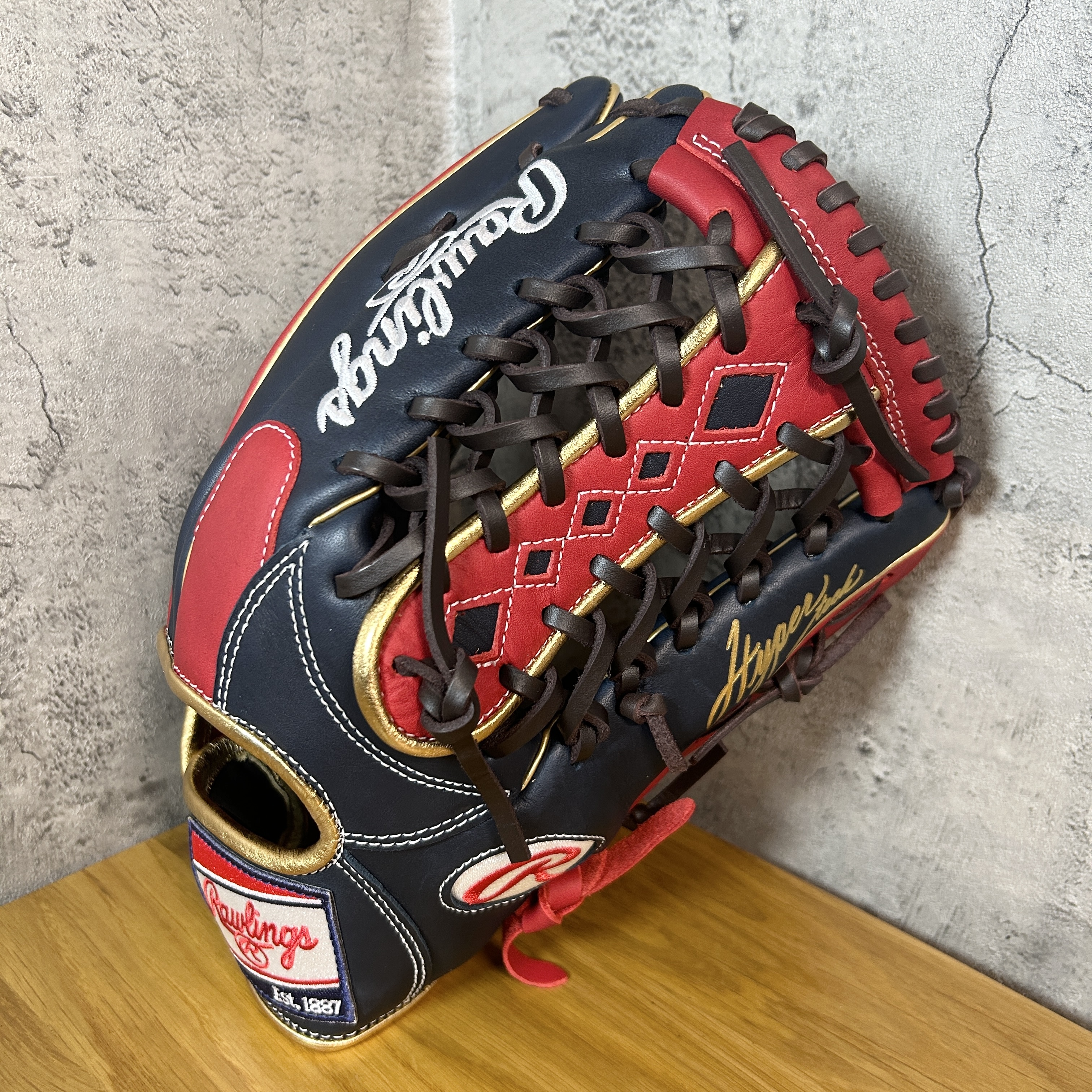 12.75吋 Rawlings HYPER TECH COLOR SYNC 軟式 外野手用 GR6HTCY719