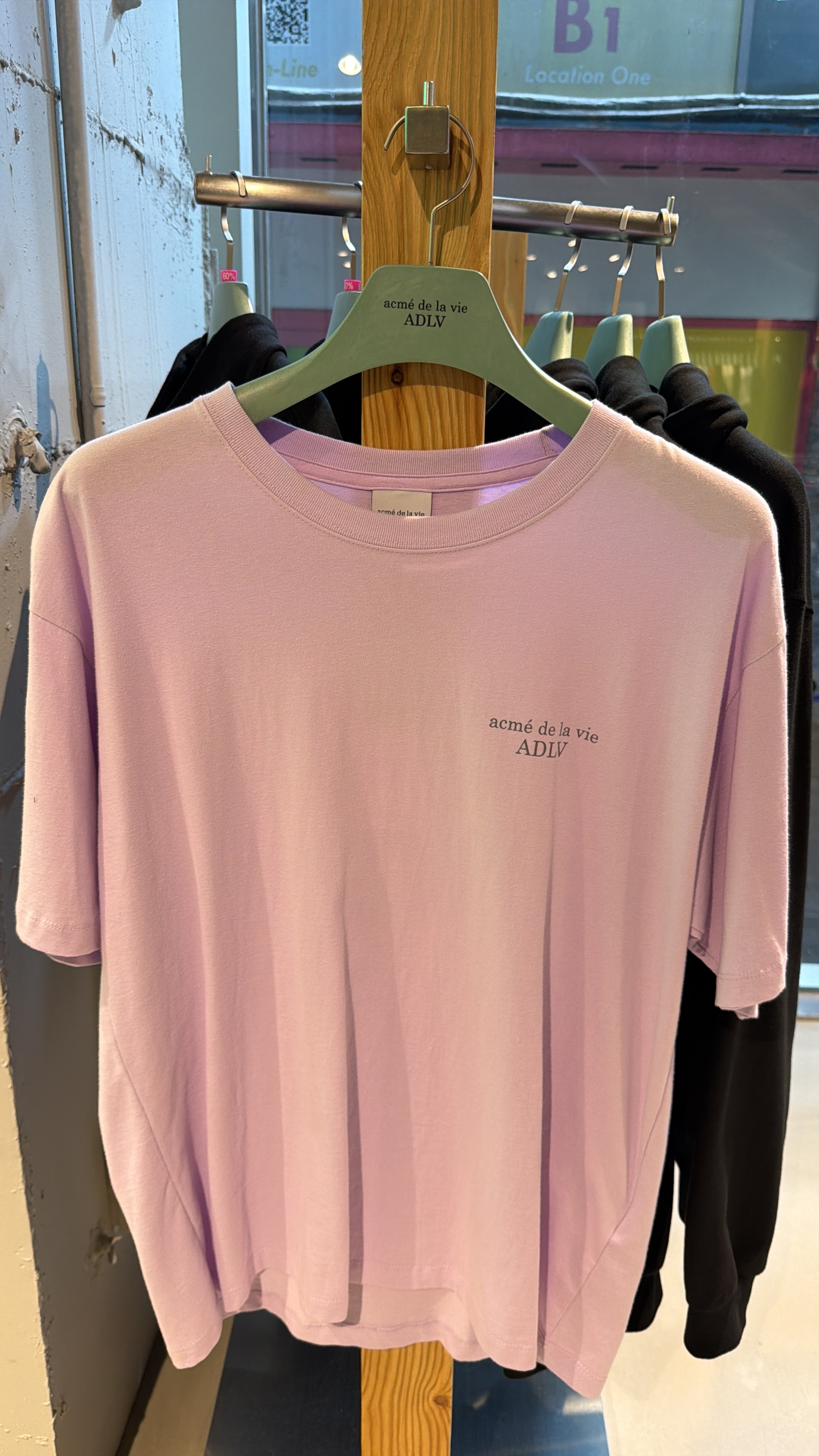 TA23 ADLV 英文Logo T-shirt-粉色 **只限加購
