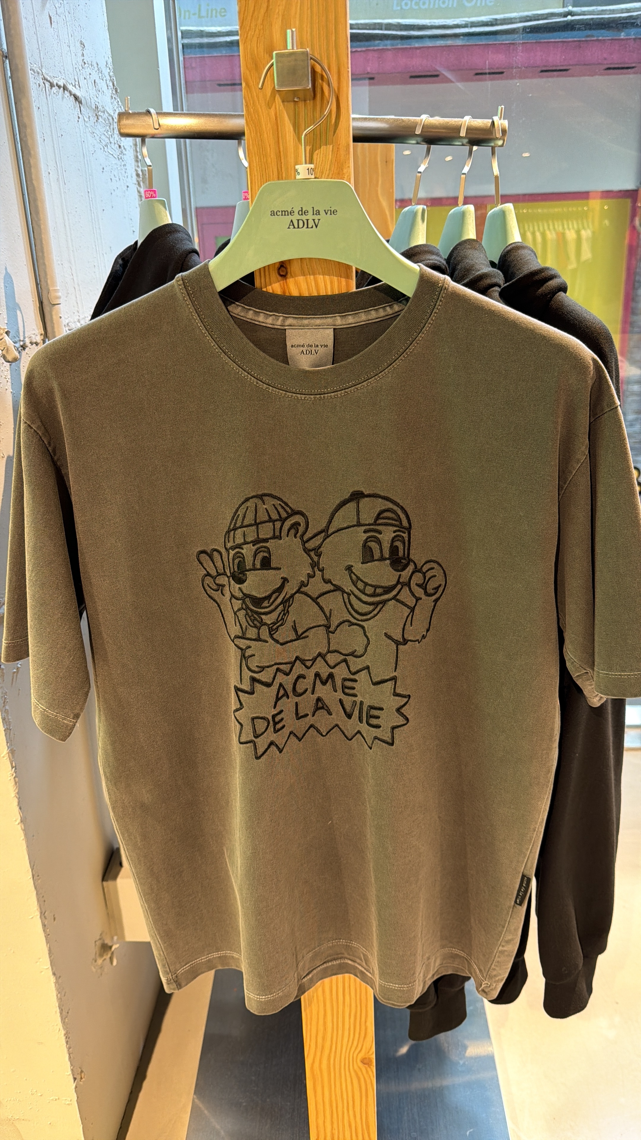 TA30 ADLV 熊仔兄弟 T-shirt-灰色