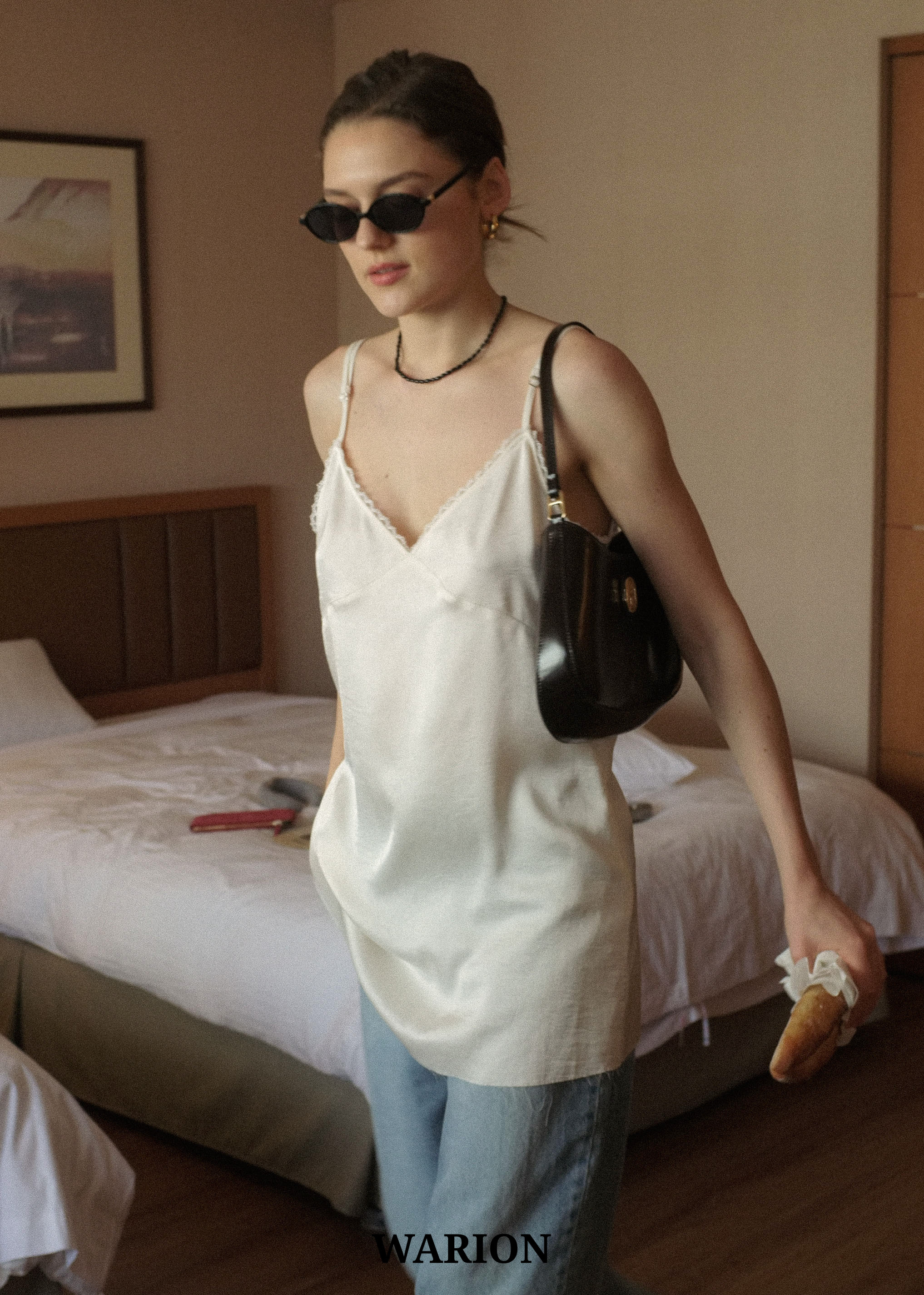 Angelina Slip Skirt - Cream