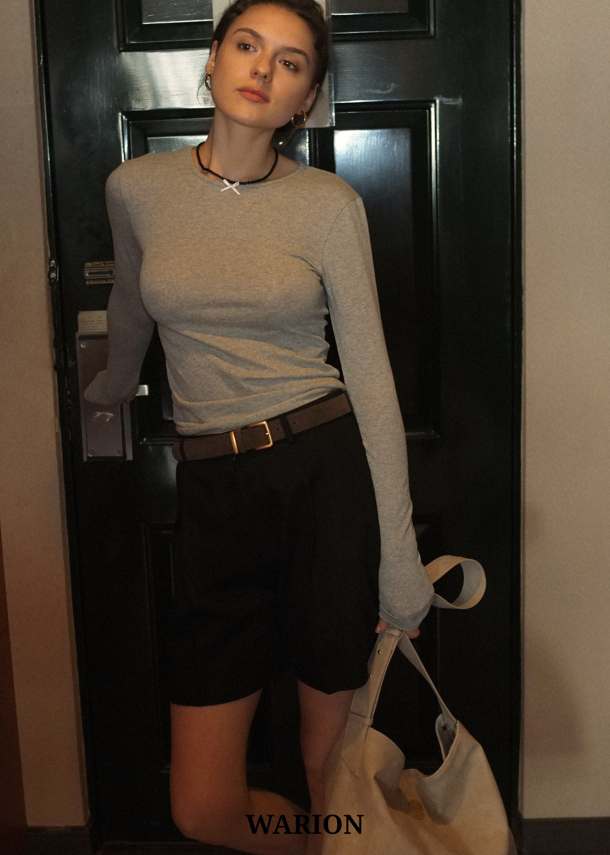 Natalie Soft Top - Grey
