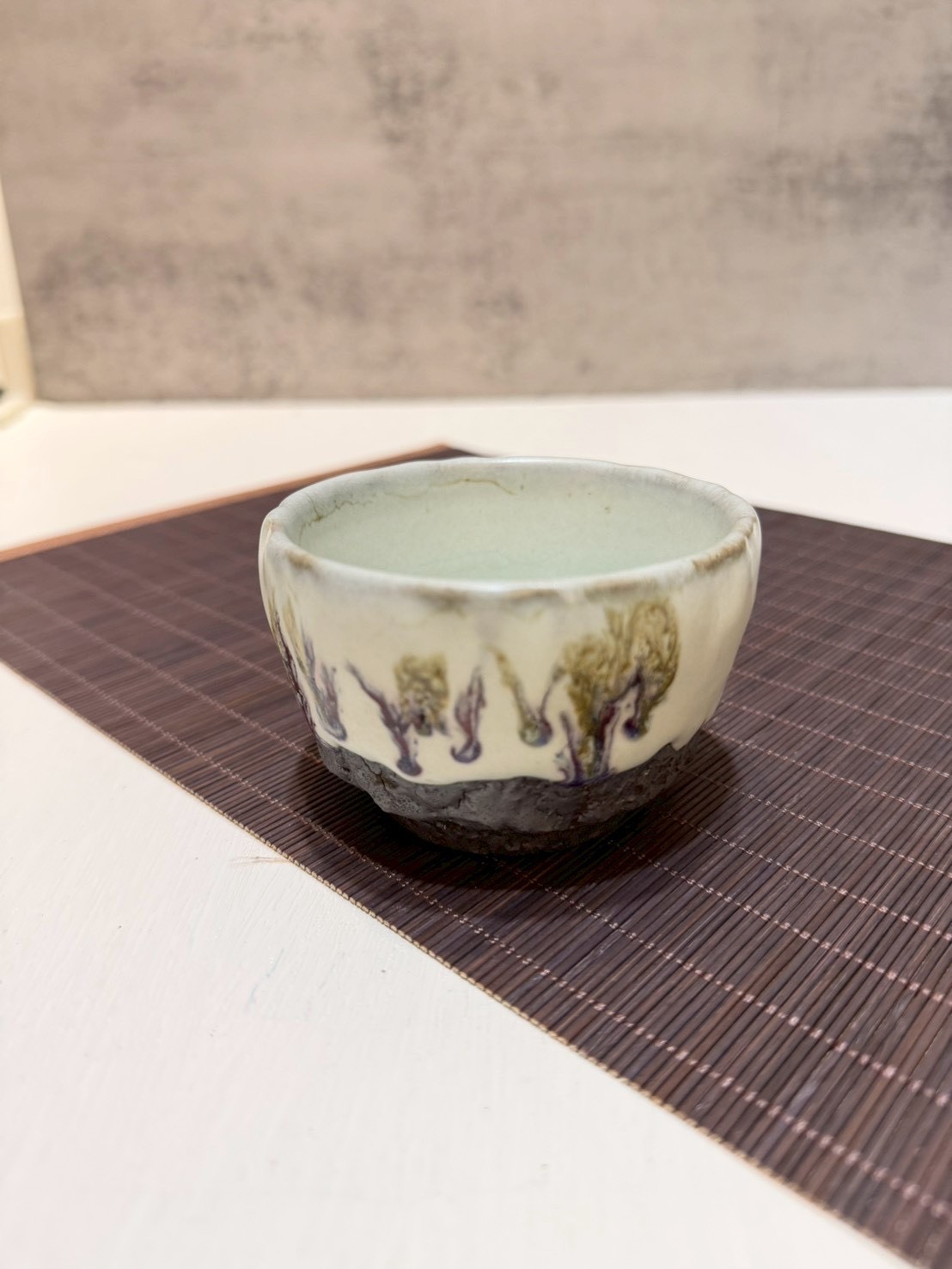 雪境流彩茶杯
