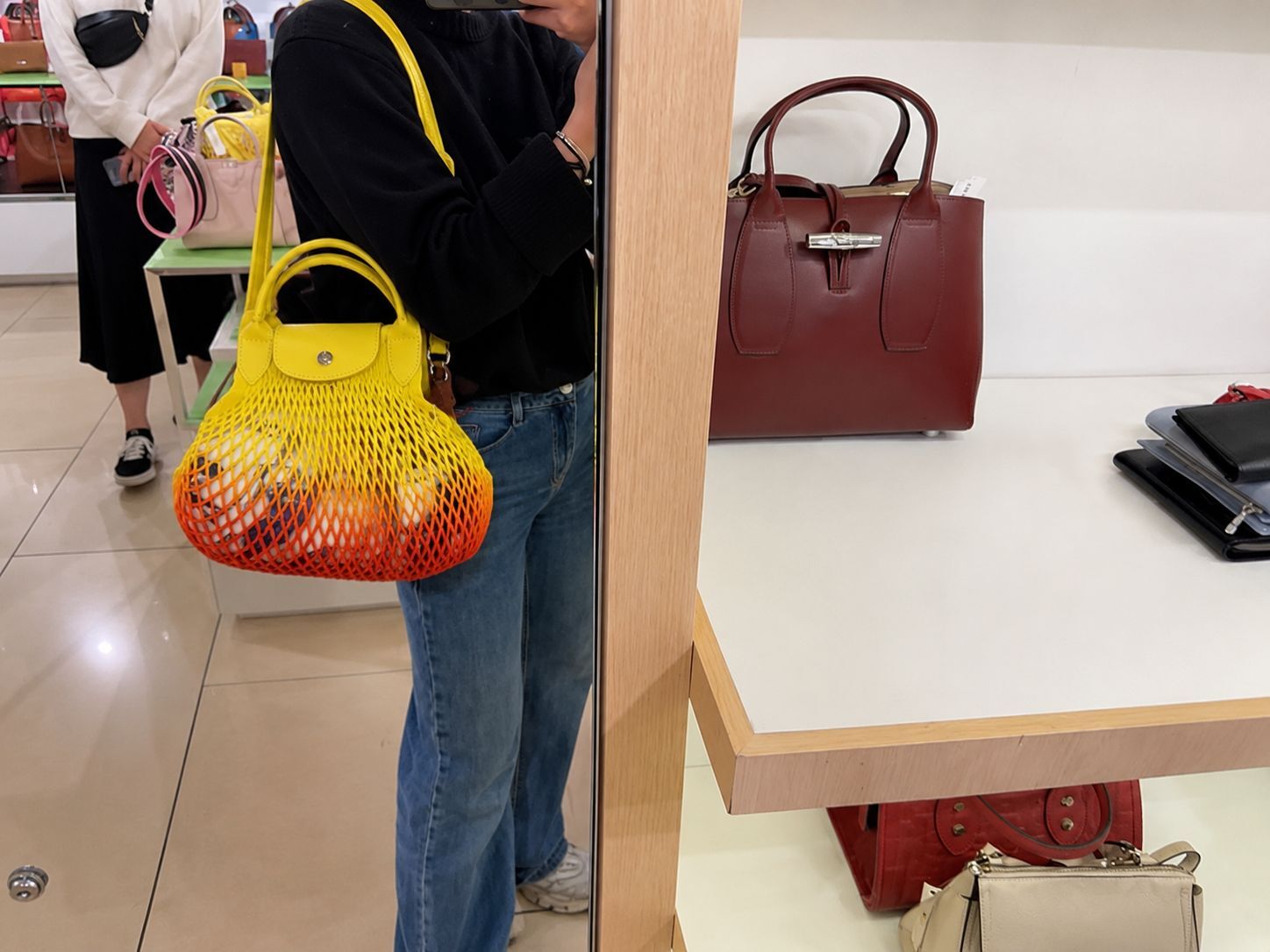 LYS01796  Longchamp Le Pliage Filet 網袋