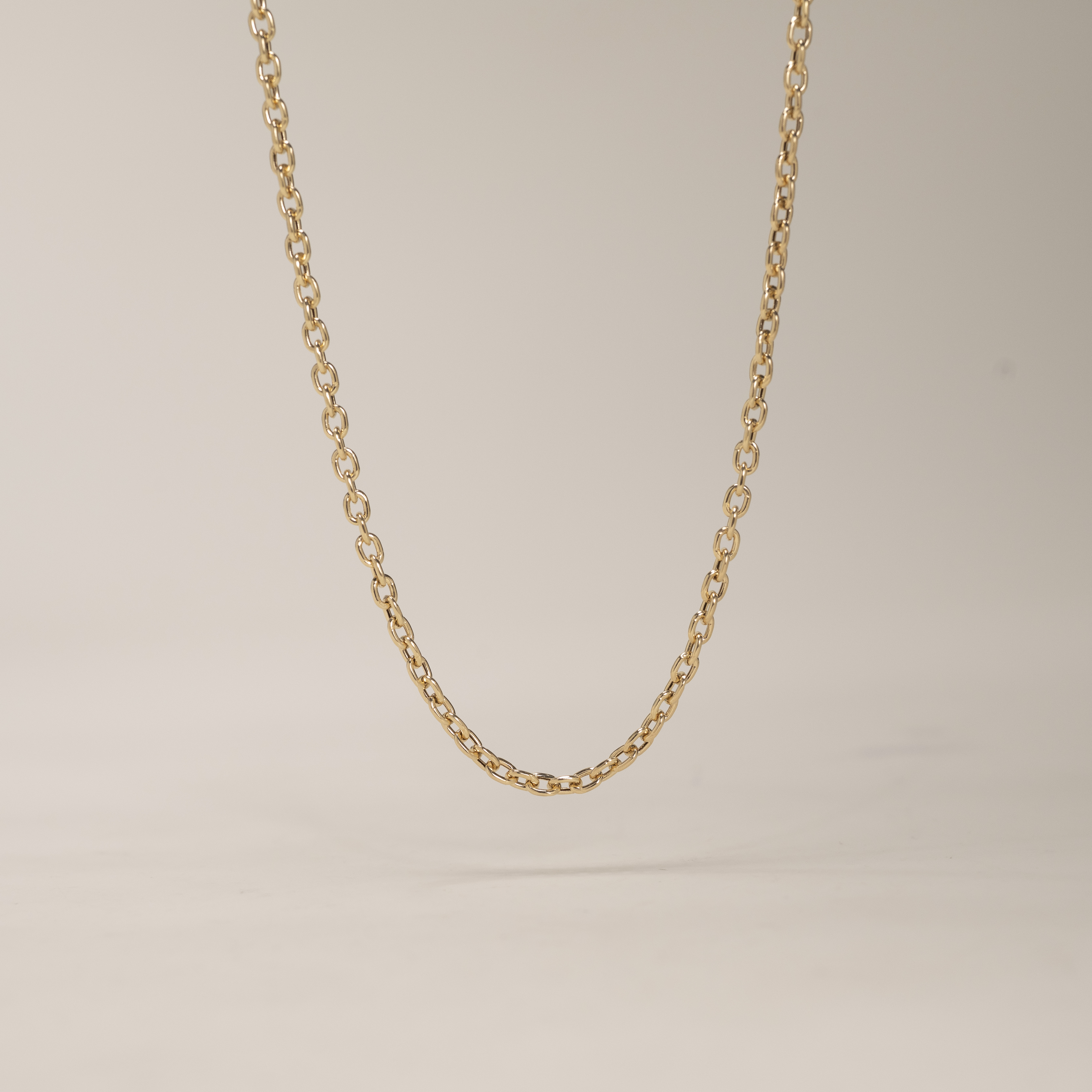 18K Italy Cable Chain Necklace