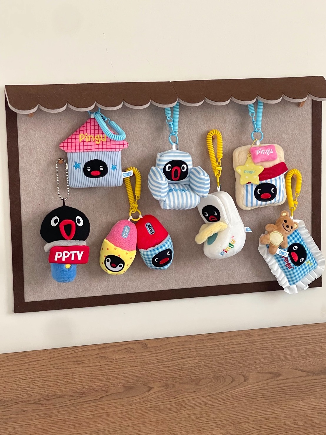 正版授權 PINGU 企鵝家族 居家系列 吊飾