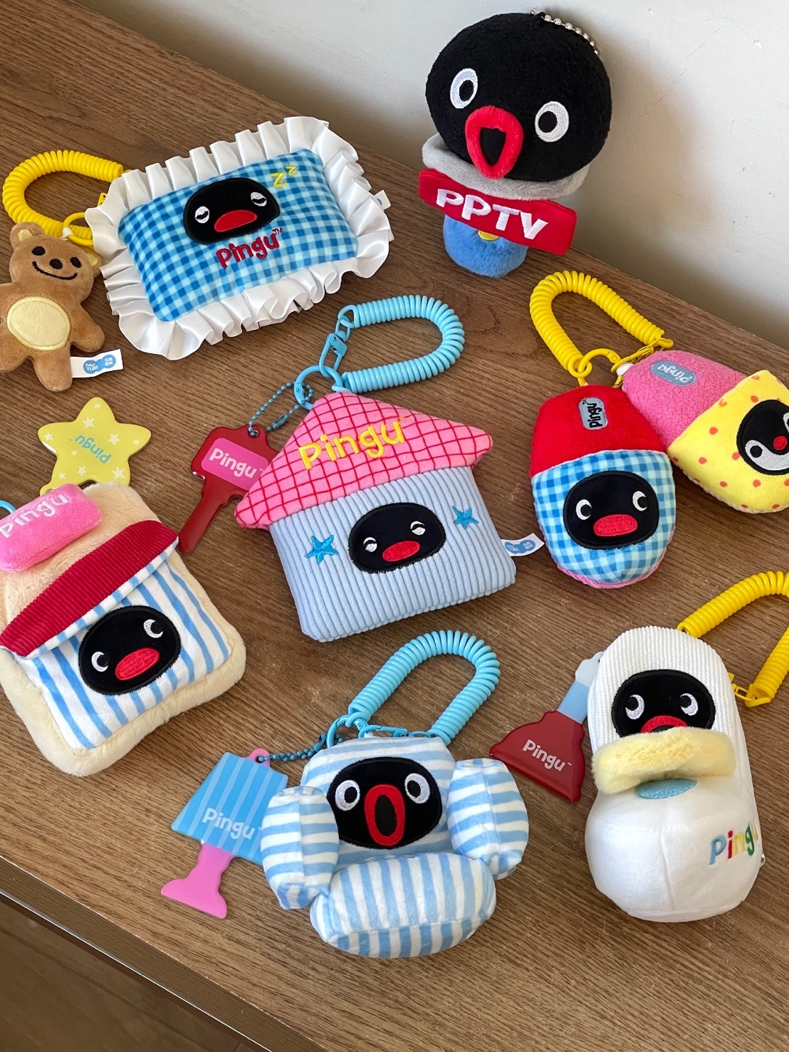 正版授權 PINGU 企鵝家族 居家系列 吊飾