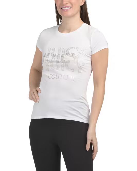 【預購】Juicy Couture H052220 女裝 Logo 短袖上衣 (白色)