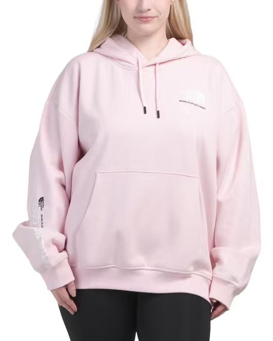【預購】The North Face H052221 女裝寬鬆連帽衛衣 (粉紅色)