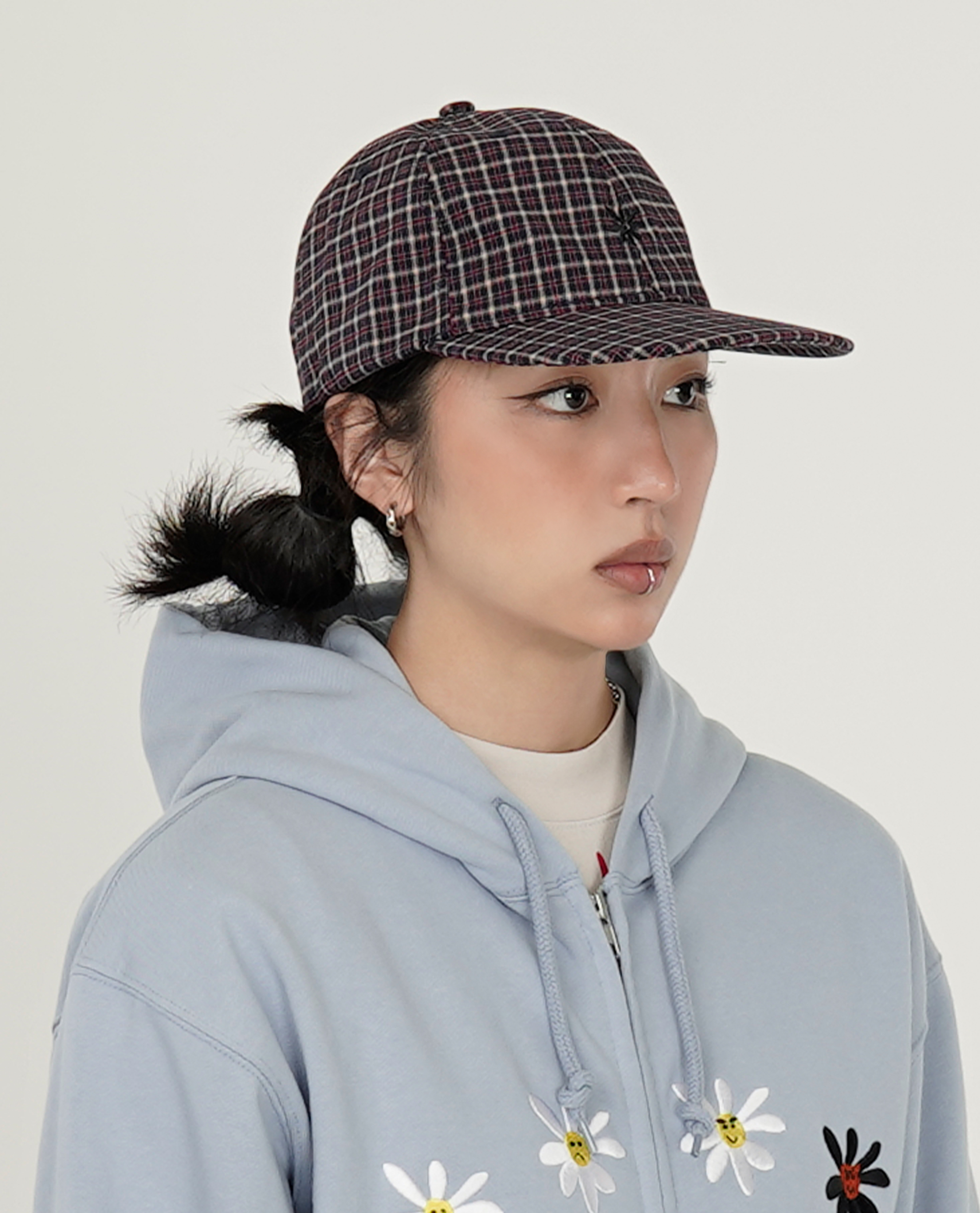 Labros Symbol Plaid Cap - 26SS
