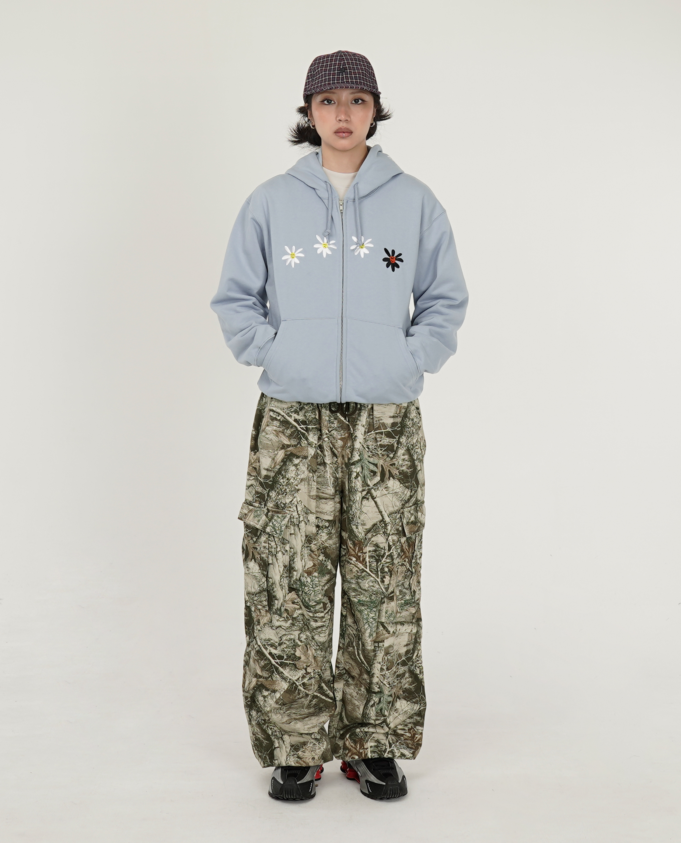 Labros 4 Daisy Terry Zip Up Hoodie (Sora) - 26SS