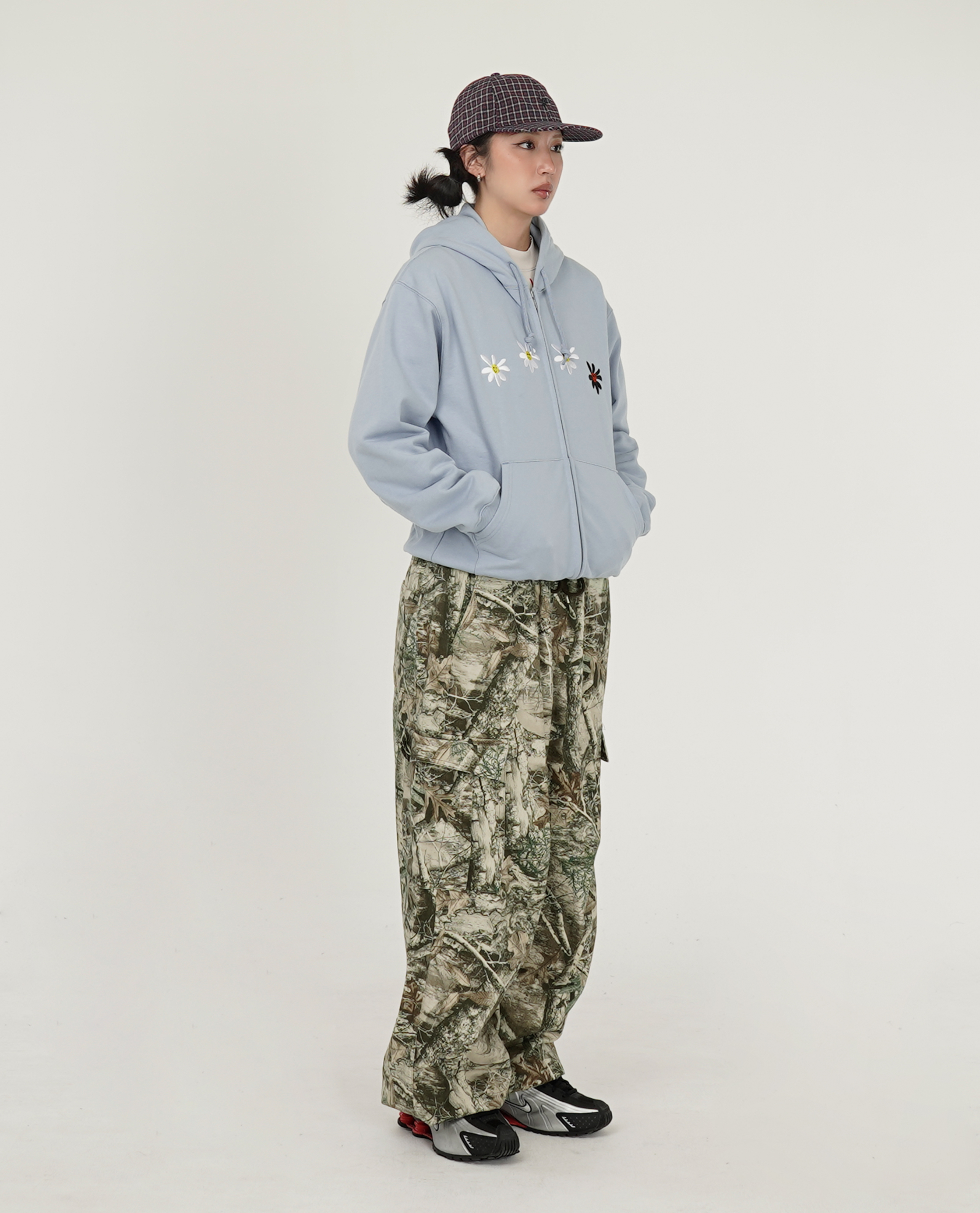Labros 4 Daisy Terry Zip Up Hoodie (Sora) - 26SS
